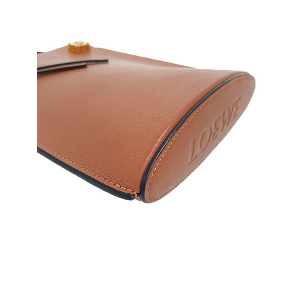 Loewe Dice Pocket Shoulder Bag Tan Brown - Picture 7 of 9